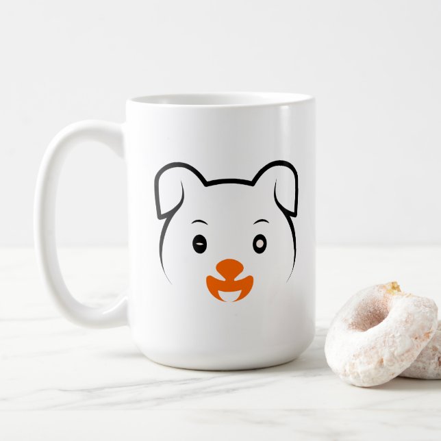 Taza De Café Cachorro (Con donut)