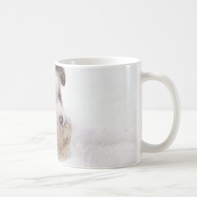 Taza De Café cachorro aussie merle rojo (Derecha)