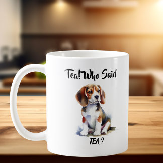 Taza De Café Cachorro Beagle Personaliza