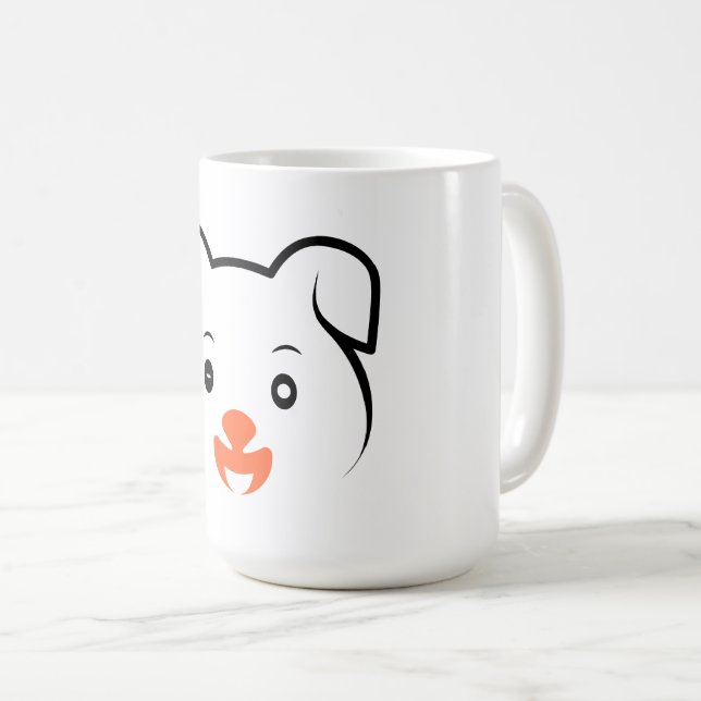 Taza De Café Cachorro de cachorros (Anverso derecho)