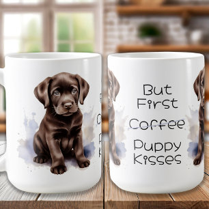 Taza De Café Cachorro de chocolate Labrador