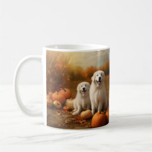 Taza De Café Cachorro de Grandes Pirineos Delicia de Otoño Cala
