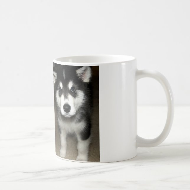 Taza De Café cachorro de malamute de Alaska 3 (Derecha)