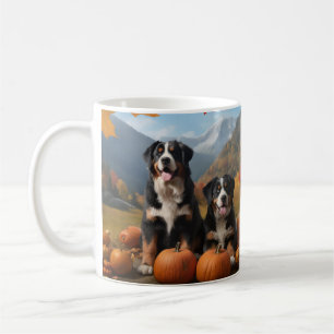 Taza De Café Cachorro de montaña suizo mayor delicia de otoño c