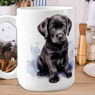 Taza De Café Cachorro de nieve - Labrador Cachorro - Labrador N