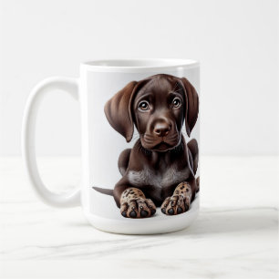 Taza De Café Cachorro de Pointer Alemán de Pelo Corto