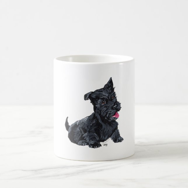 Taza De Café Cachorro de Terrier Escocés (Centro)