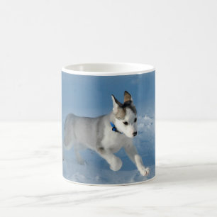 Taza De Café Cachorro en el animal de la nieve
