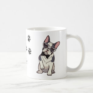 Taza De Café Cachorro francés adorable Amante del bulldog franc