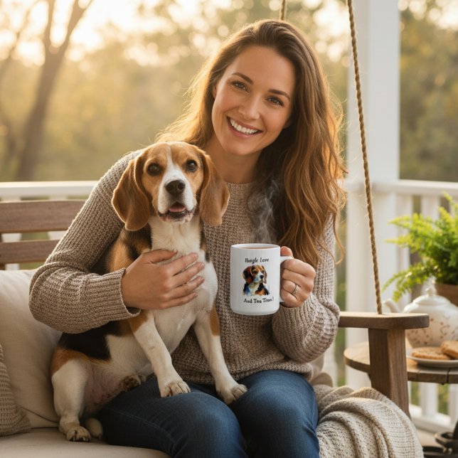 Taza De Café Cachorro marrón adorable Personaliza (Subido por el creador)