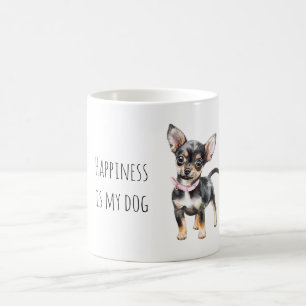 Taza De Café Cachorro Negro Dulce