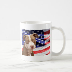 Taza De Café cachorro Pitbull americano