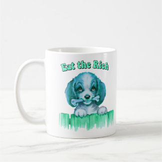 Taza De Café Cachorro retro lindo - Comer a los ricos