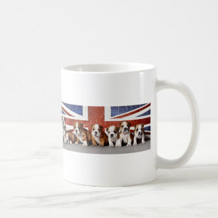 Taza De Café Cachorros de bulldog ingleses