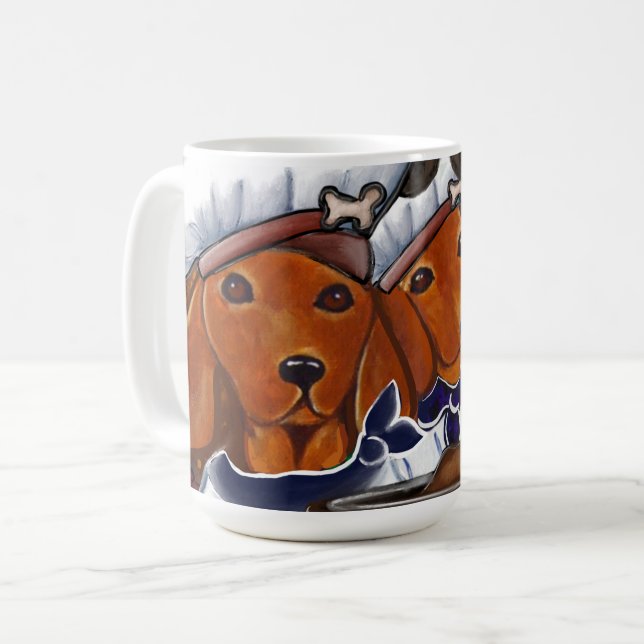 TAZA DE CAFÉ CACHORROS DE CHEF (Anverso izquierdo)