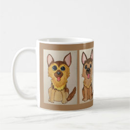 Taza De Café Cachorros de Pastor Alemán