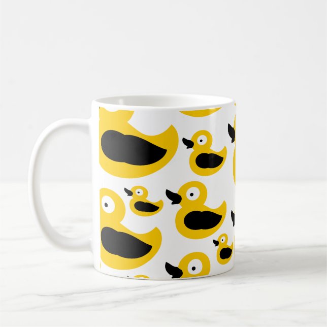 Taza De Café Cachorros de pato amarillo (Izquierda)