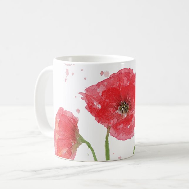 Taza De Café Cachorros de primavera (Anverso izquierdo)