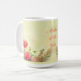 Taza De Café Cachorros florales de primavera diseñan la madre d