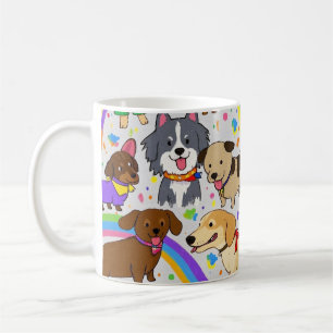Taza De Café Cachorros juguetones