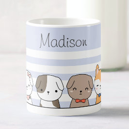 Taza De Café Cachorros personalizados