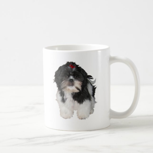 Taza De Café Cachorros Shitzu Shih Tzu (Derecha)