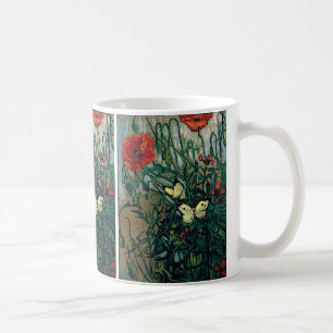 Taza De Café Cachorros y mariposas Bella Artes Van Gogh