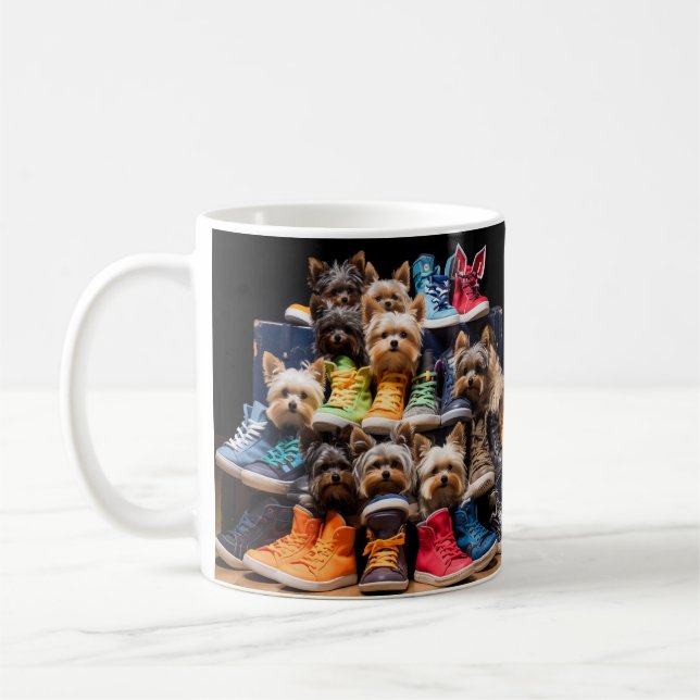 Taza De Café Cachorros y zapatos pequeños (Izquierda)