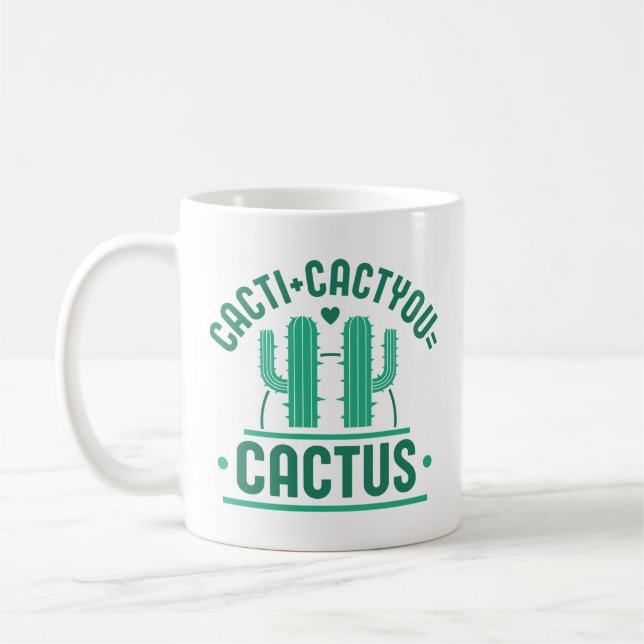 Taza De Café Cacti Cactyou Cactus (Izquierda)