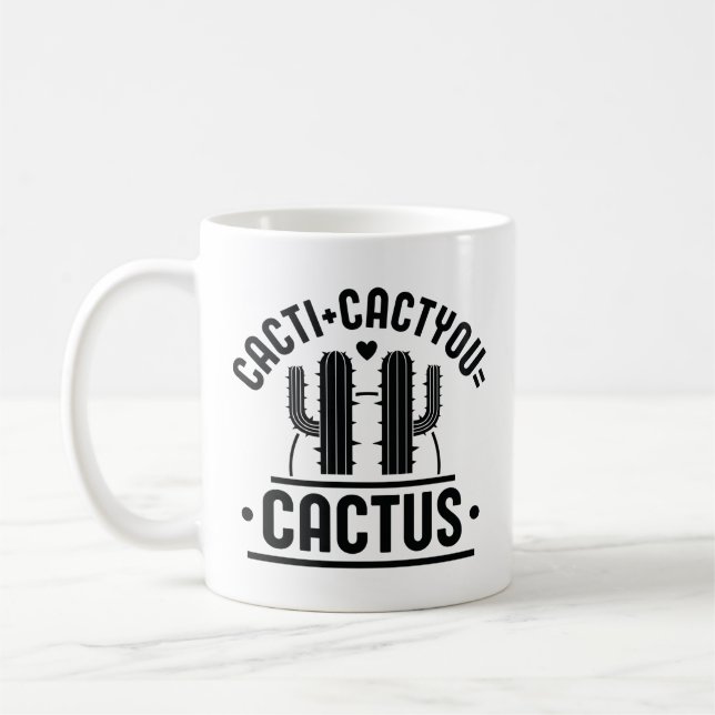 Taza De Café Cacti Cactyou Cactus (Izquierda)