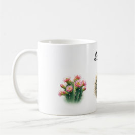 Taza De Café Cactus acuarela mug