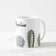 Cactus acuarela mug