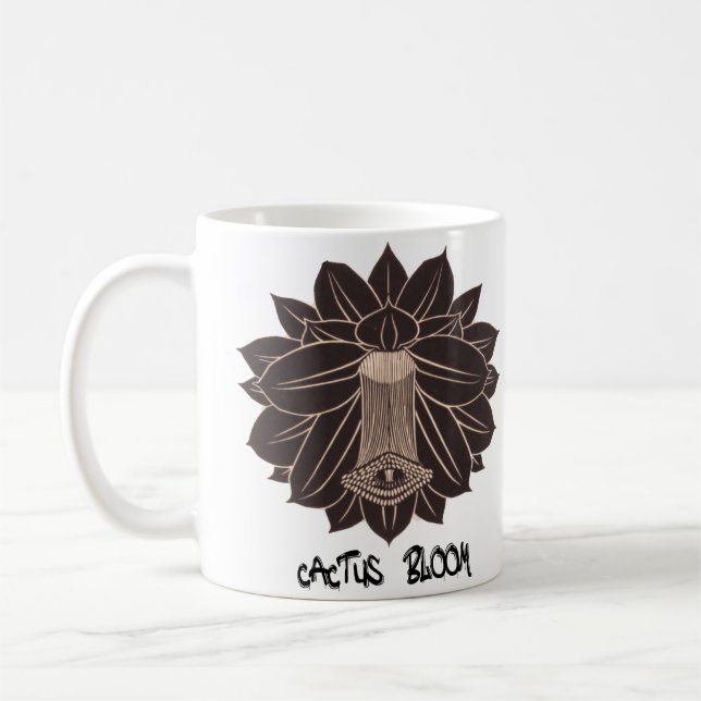 Taza De Café Cactus Bloom (Izquierda)