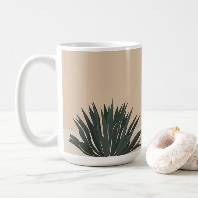 Taza De Café Cactus Cacti Suculento Cactus  (Con donut)