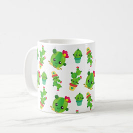 Taza De Café Cactus, Cactus Verde, Patrón Cactus