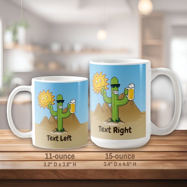 Taza De Café Cactus con cerveza (Subido por el creador)