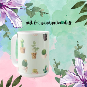 Taza De Café Cactus Craze Plant Pots Flower Coffee Mug