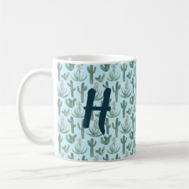 Taza De Café Cactus de acuarela de MONOGRAM y Desierto Suculent