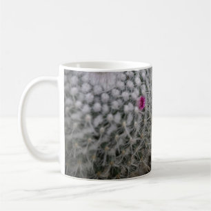 Taza De Café Cactus de flores rosadas pequeñas