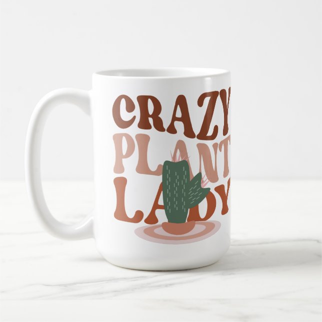 Taza De Café Cactus de plantas lindas para interiores (Izquierda)