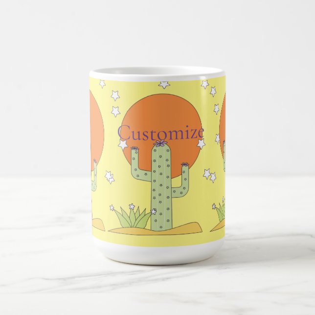 Taza De Café Cactus del desierto Sun Thunder_Cove (Centro)