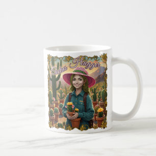 Taza De Café Cactus Hugger Coffee Mug - Jardín del Desierto