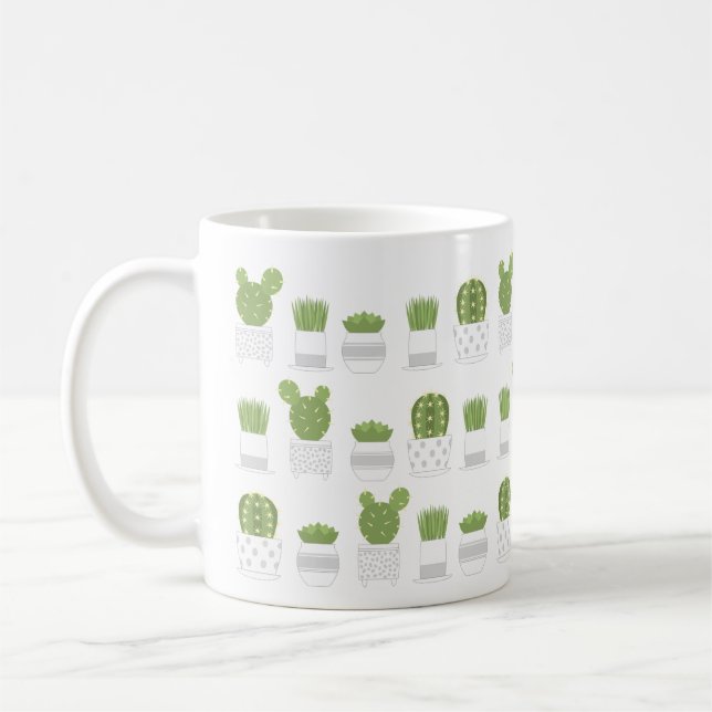 Taza De Café Cactus Mugs (Izquierda)