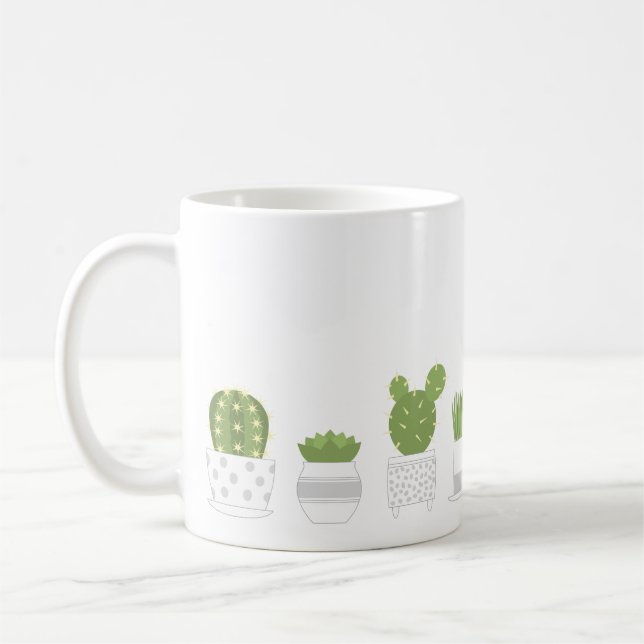 Taza De Café Cactus Mugs (Izquierda)