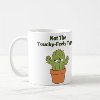 Taza De Café Cactus No Es Del Tipo Sensiblero | Introvertido Di