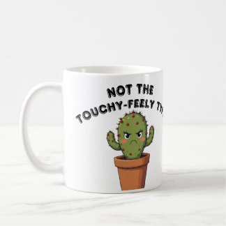 Taza De Café Cactus No Soy Del Tipo Que Le Gusta El Contacto Fí