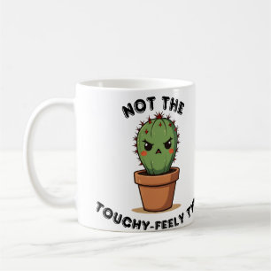 Taza De Café Cactus No Soy Del Tipo Sensiblero   Introvertido D