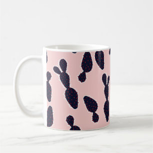 Taza De Café Cactus sin costura patrón suave humor y tono dulce