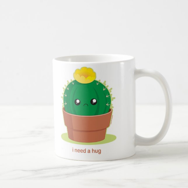 Taza De Café Cactus solo (Derecha)