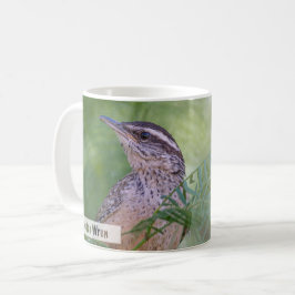 Taza De Café Cactus Wren Matthew 6:25 KJV